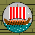 [Viking ship (Sea Raiders) Button)]