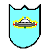 [38. U.F.O. (flying saucer) Shield]